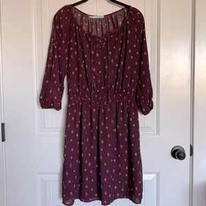Dress w/ 3/4 Length Sleeves